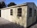 22x125 Swedish Overlap Exterior Treated Cladding With 15 Year Rot Guarantee