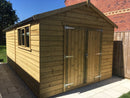 22x125 Swedish Overlap Exterior Treated Cladding With 15 Year Rot Guarantee