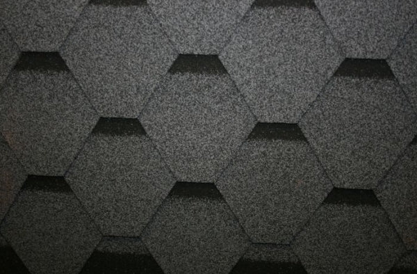 3m2 Pack Grey Hexagonal Roofing Tiles - 10 year Guarantee