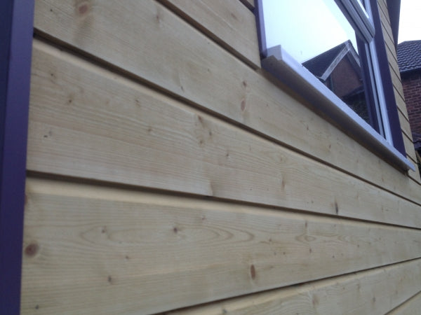 22x150 Swedish Overlap Exterior Treated Cladding With 15 Year Rot Guarantee