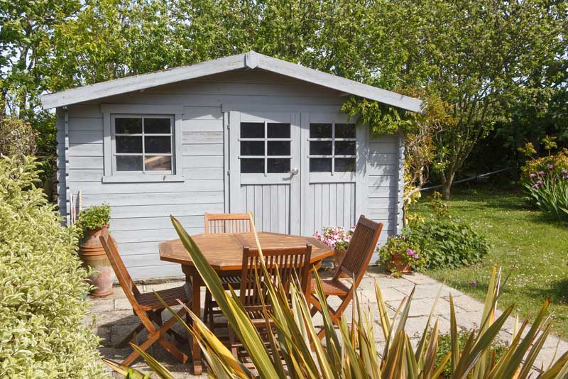 Wood materials for sheds and summerhouses