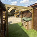 Rustic Corner Pergola with 2.2m Posts