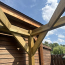 Rustic Corner Pergola with 2.2m Posts