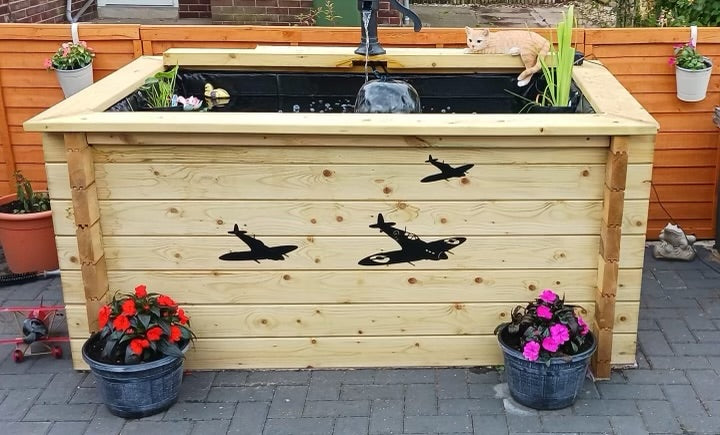 Raised Garden Timber Pond (Various Sizes)