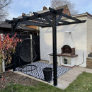 Standard Lean-to Tanalised Pergolas Wall Mounted