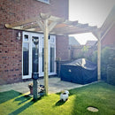 Standard Lean-to Tanalised Pergolas Wall Mounted