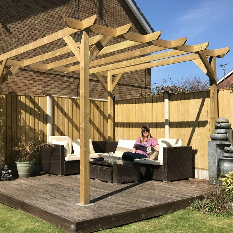 Standard Timber Pergola Kit UK | NLC Timber