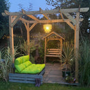 In Ground Pergola with 2.7m Posts - Tanalised and Pressure Treated