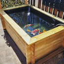 Raised Garden Timber Pond (Various Sizes - 44mm Logs)