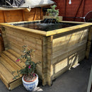 Raised Garden Timber Pond (Various Sizes - 44mm Logs)