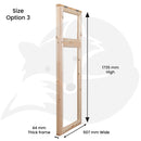 Classic Window 4 - Two Pane Opening Window (3 Sizes Available)