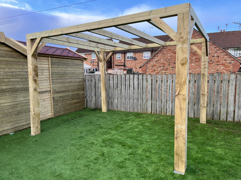 Heavy Duty Box Pergola