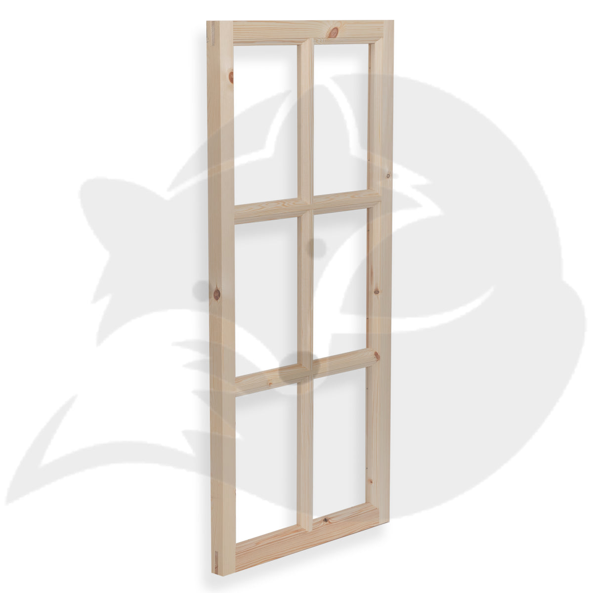 Georgian 6 Pane Window in Redwood Pine Buy Online