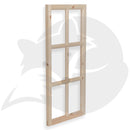 Georgian 6 Pane Window in Redwood Pine