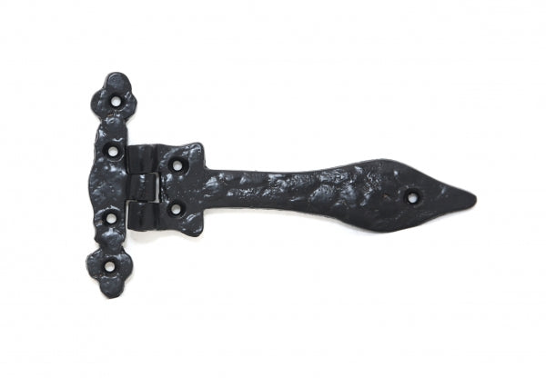 9" Black Antique Door Hinges - Perfect for Georgian Doors