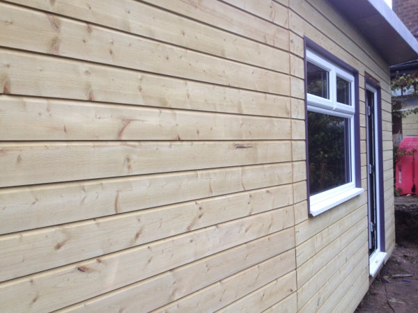 22x150 Swedish Overlap Exterior Treated Cladding With 15 Year Rot Guarantee