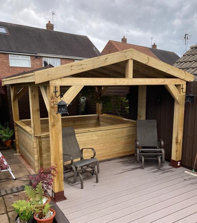 Heavy Duty Timber Gazebo Kit