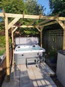 In Ground Pergola with 2.7m Posts- tanalised and pressure treated