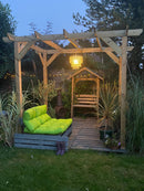 In Ground Pergola with 2.7m Posts- tanalised and pressure treated